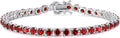 Ruby Tennis Bracelet
