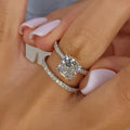 Bridal Cushion 2PC Ring Set