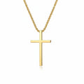Bezel Cross Necklace