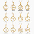 Zodiac sign necklace