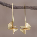 Vintage Golden Scales Earrings
